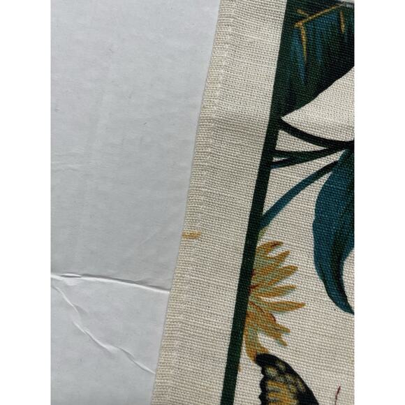 Williamsburg Linen Floral Tea Kitchen Towel Table Topper 15.5" X 26.5" - Picture 5 of 7